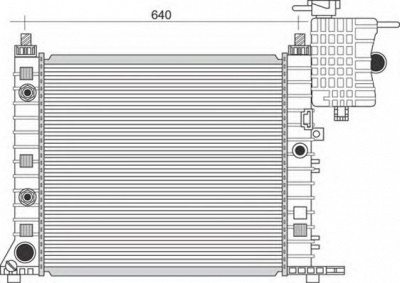 MAGNETI MARELLI 350213944000 -  Радиатор, охлаждение двигателя